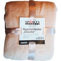 Dema - xxl Kuscheldecke claudia Beige/Creme 220 x 200 cm Fleecedecke Extradick von DEMA