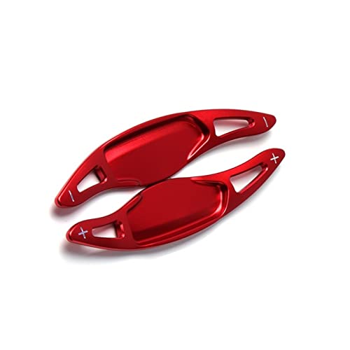 DEMULAX 2 STÜCKE Auto Lenkrad Schaltwippen Extended, for Kia, Stinger CK K8 2018 2019 2020 Schaltwippe(Red) von DEMULAX