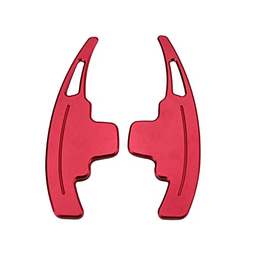 DEMULAX 2 STÜCKE Lenkrad Schaltwippenverlängerung Ersatz Schalthebel, for Benz, W176 W205 W212 W222 W246 C117 W218 X156 Schaltwippe(Style 1 Red) von DEMULAX