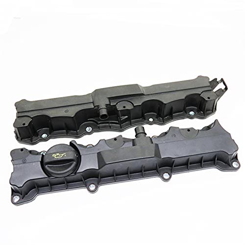 DEMULAX Aluminium 16V 1 6 Motorventildeckelbaugruppe mit Dichtung, for Peugeot, 307 308 0248L6 0248L7 0248J6 J7 0248R5 R4 0249C6 G0 Zylinderkopfdichtung(1 Set Valve Cover) von DEMULAX