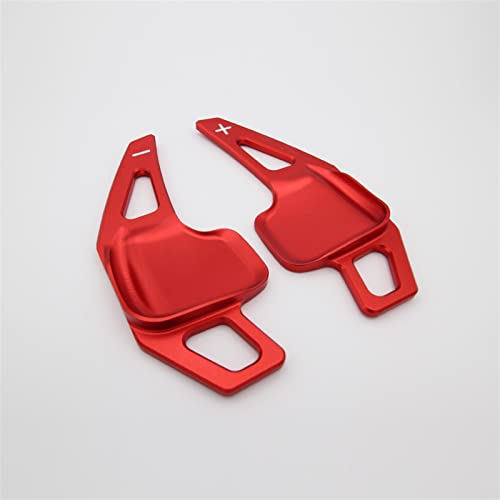 DEMULAX Auto Lenkrad Schaltwippen Schalthebelverlängerung, for, 3 4 5 6 Serie F10 F30 I8 Aluminium Schaltwippe(Red) von DEMULAX