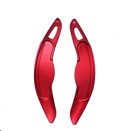 DEMULAX Auto-Lenkrad-Schaltwippen-Zubehör, automatische Paddel-Aluminium-Verlängerungen, for MINI, Gen 3 F56 Cooper S JCW alle Modelle Schaltwippe(Red) von DEMULAX