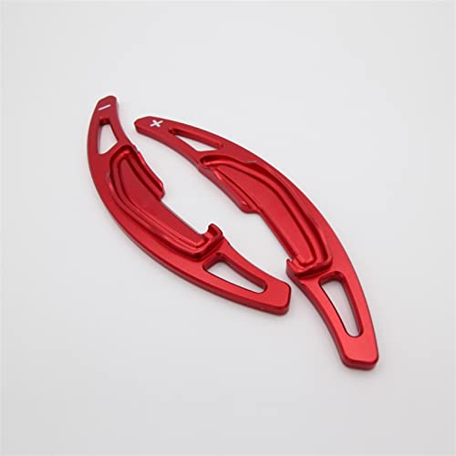 DEMULAX Auto-Lenkrad-Schaltwippenverlängerung, Direktschaltwippenverlängerung, for, 3 5 6 7 F30 F31 F32 F10 M4 F82 M6 F06 F12 2016 Schaltwippe(A-Red) von DEMULAX