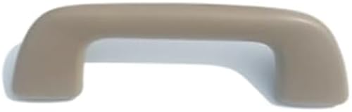 DEMULAX Dachgriff ziehen, 1 Stück Auto-Innendach-Sicherheitsgriff Deckenarmlehne Handlauf Dachziehgriff, for Toyota, for Corolla, Yaris Prius (Größe: Beige Front Row) Auto-Haltegriff von DEMULAX