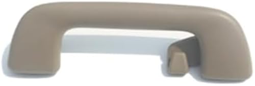 DEMULAX Dachgriff ziehen, 1 Stück Auto-Innendach-Sicherheitsgriff Deckenarmlehne Handlauf Dachziehgriff, for Toyota, for Corolla, Yaris Prius (Größe: Beige Rear Row) Auto-Haltegriff von DEMULAX