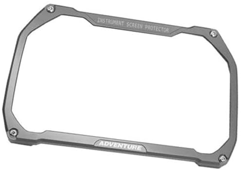 DEMULAX Displayschutzfolie, Motorrad-Messgerätrahmen, TFT-Diebstahlschutz, for R1250GS R 1250 GS, for ADVENTURE ADV 2021 2022 Armaturenbrett-Displayschutz(BLACK ADVENTURE GY) von DEMULAX