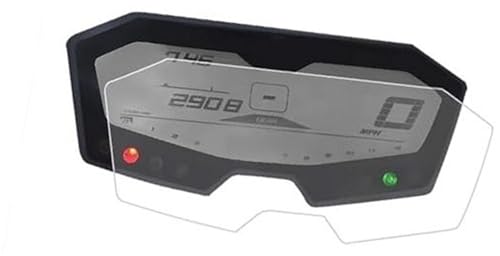 DEMULAX Displayschutzfolie, for MT07 MT 07 MT-07 FZ07 FZ FZ-07 2014–2020, Motorrad-Armaturenbrett-Cluster, Kratzschutzfolie Armaturenbrett-Displayschutz(BLACK 2 pcs) von DEMULAX