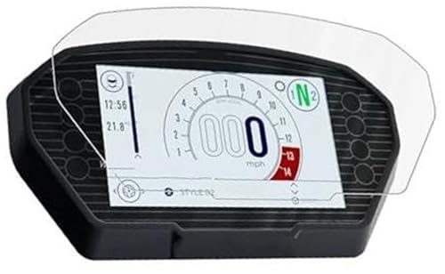 DEMULAX Displayschutzfolie Motorrad Scratch Cluster Screen HD Instrumentenschutzfolie, for Street Triple 765 RS / Moto2 2023+ 765RS 765S 17-23 R/S/RS Armaturenbrett-Displayschutz von DEMULAX