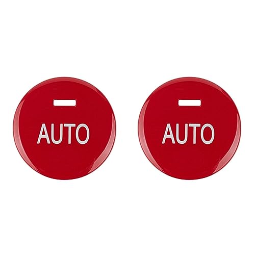 DEMULAX For BMW, 5 6 7 F01 F07 F10 F18 X5 Abdeckung für Klimaanlagenknöpfe(Red,For F11 2011-2017) von DEMULAX