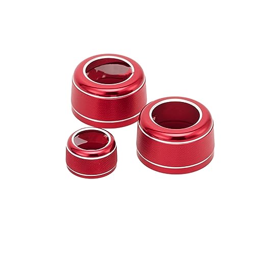 DEMULAX For BMW, 5 6 7 X5 Abdeckung für Klimaanlagenknöpfe(Red,For 5 Series 2011-17) von DEMULAX