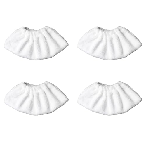 DEMULAX For EasyFix SC2 SC3 SC4 SC5 Steam Mop Tuch Reinigungspad Tuchabdeckung Lumpen Ersetzen Zubehör Moppreiniger Ersatzteile Ersatzteile für Dampfreiniger(4pcs-01) von DEMULAX