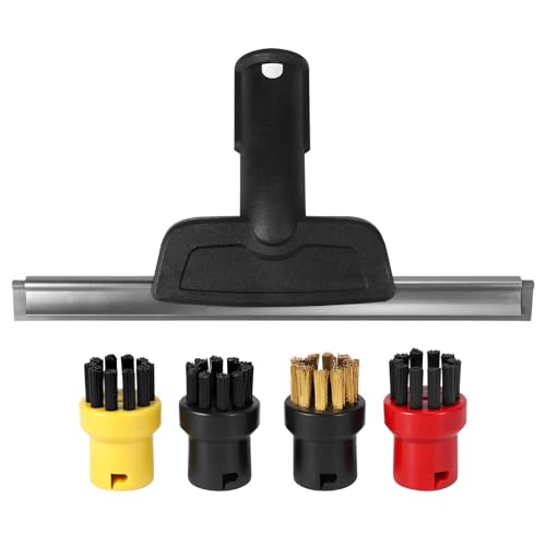 DEMULAX For SC2 SC3 SC4 SC5 CTK10 CTK20 Fensterdüse Schaber Rundbürste Dampfreiniger Spiegel Feuchtigkeit, sauberer Schlitz Ersatzteile für Dampfreiniger von DEMULAX