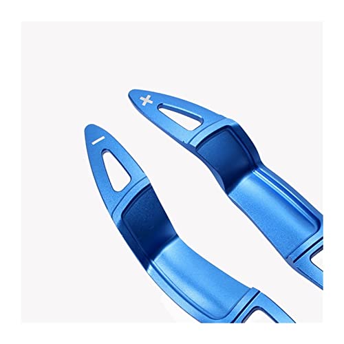 DEMULAX Lenkrad-Schaltwippenverlängerung, for Mini, 2007-2016 Cooper S R55 R56 R57 R60 MK2 Roadster Coupe Paceman JCW R58 R59 R61 LCI Schaltwippe(Blue) von DEMULAX