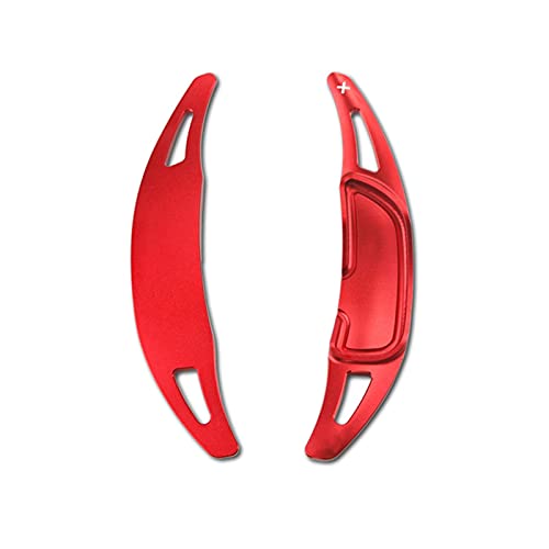 DEMULAX Lenkradschaltpaddel-Schalthebelverlängerung, Auto-Styling, for Mercedes-Benz, GLC GLA AMG MB A35 A45 GLS63 CLA45 GLE63 C43 2016+ Schaltwippe(Red) von DEMULAX