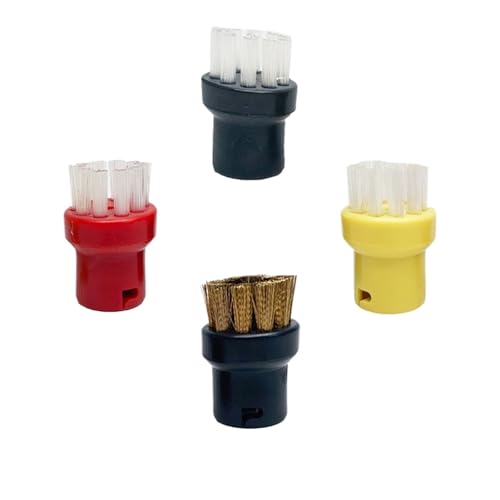 DEMULAX Neue Bürste for SC1 SC2 SC3 SC4 SC5 SC7 CTK10 Handdampfreiniger Reinigungsbürsten Nylonbürste Sprinklerdüsenteile Ersatzteile für Dampfreiniger(Red) von DEMULAX