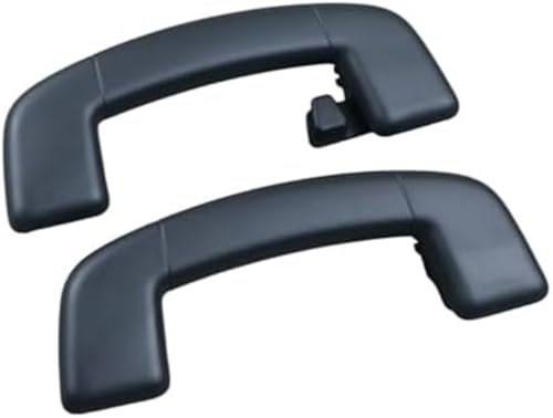 DEMULAX Schwarz, for graue vordere und hintere Autodach-Handläufe, innere Decken-Zuggriffe, for VW, for Golf, 7 7.5 MK7 5G0857607 5G0857643 (hinten grau) Auto-Haltegriff(BLACK Front and Rear Black) von DEMULAX