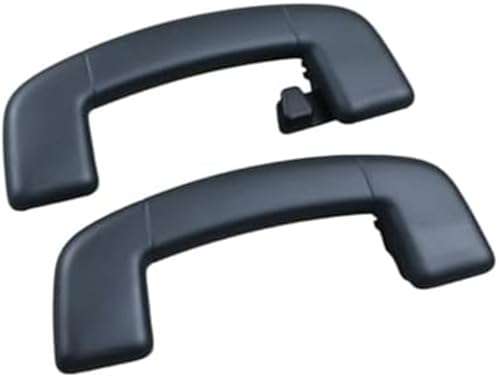 DEMULAX Schwarz, for graue vordere und hintere Autodach-Handläufe, innere Decken-Zuggriffe, for VW, for Golf, 7 7.5 MK7 5G0857607 5G0857643 (vorne schwarz) Auto-Haltegriff(BLACK Front and Rear Black) von DEMULAX