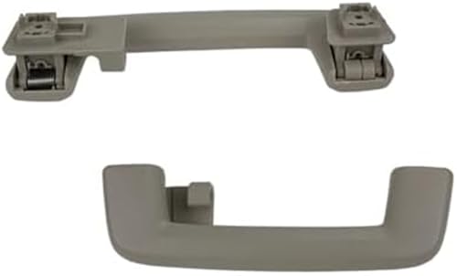 DEMULAX Sicherheitshandlauf for die Fahrzeuginnendecke, innerer Dachzuggriff vorne hinten, for Land, for Rover, Discovery 3, Discovery 4 (1 Stück, grau hinten) Auto-Haltegriff(BLACK 1pcs Grey Rear) von DEMULAX