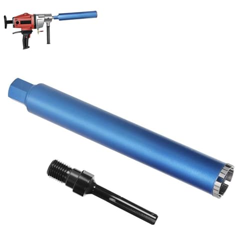 1 ¼ UNC Diamantbohrkrone Dosensenker mit 10mm Turbo | L 460 mm | Ø 82 mm | 8 Segmente | SDS-max, Diamant-Bohrkron Kernbohrkrone für Kernbohrgeräte, Nass- / Trocken Bohrkrone Fliesenbohrer für Beton von DENEWERK