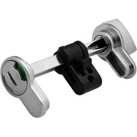 [NEUWERTIG] Deni Schloss Wc Modulset Profilzylinder Türbeschlag 3615 Vernickelt Rot Grün B-Ware von DENI