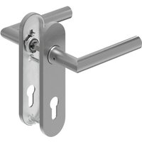 Deni - Zimmertür-Kurzschild-Garnitur er 8 mm L-Form, Kurzsch. pz L-Form, Kurzsch. pz von DENI