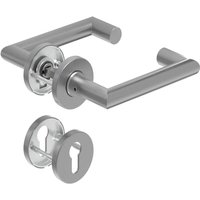 Deni - Zimmertür-Rosetten-Garnitur er 8 mm L-Form m. Re., pz L-Form m. Re., pz von DENI