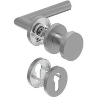 Deni - Zimmertür-Rosetten-Garnitur er 8 mm rs L-Form, pz L-Form, pz von DENI