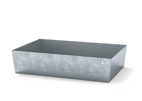 Auffangwanne classic-line aus Stahl für 1 Fass, verzinkt, o. Gitterrost, 1236x815x255 von DENIOS