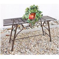 Bank Sitzbank cucciu-s B-83 cm 077824 Gartenbank aus Metall Gartenmöbel von DENK