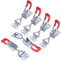 Vtizikl 6 Pièces 4001 Métal Sauterelles Loquets à Bascule Réglables Menuisier Grenouillère à Levier Serrage Verrou Porte Décharge Rapide 100Kg / 220 Vtizikl 6 Pièces 4001 Métal Sauterelles Loquets à Bascule Réglables Menuisier Grenouillère à Levier Serrage Verrou Porte Décharge Rapide 100Kg / 220 von DENUOTOP