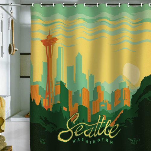 Deny Designs Anderson Design Group Seattle Duschvorhang, 175 x 183 cm Deny Designs Anderson Design Group Seattle Duschvorhang, 175 x 183 cm von DENY Designs