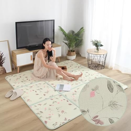 DEOPXF Japanische Tatami Matte Rattanmaterial Hohe Elastizität Und Keine Verformung Faltbare Igusa Matratze Kann Zur Aufbewahrung Gefaltet Werden(Pattern5,6squares120x180cm) von DEOPXF