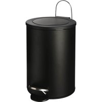 Abfalleimer ca.3l, schwarz, schwarz von DEPOT