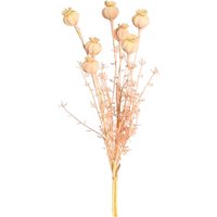 Blumenbündel MOHN ca.34cm, pfirsich von DEPOT