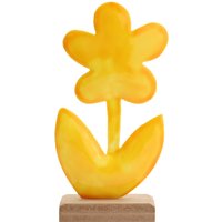 Dekoobjekt BLUME ca. 23cm, gelb von DEPOT