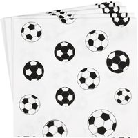 FSC MIX Serviette FUSSBALL 20 Stk, weiss von DEPOT