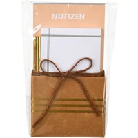 Geschenkset Notizblock 3tlg., bunt von DEPOT