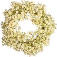 Gypsophilia Kranz ca.33cm, offweiss von DEPOT