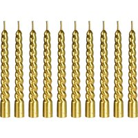 Kerzen MINI ca.D1x10cm 10Stk., gold von DEPOT