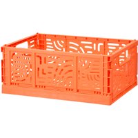 Klappbox L Recycled ca.29x12,3x2, orange von DEPOT