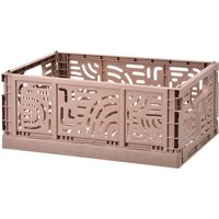 Klappbox L Recycled ca.29x12,3x21, taupe von DEPOT