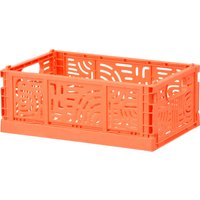 Klappbox M Recycled ca. 21,3x8,4, orange von DEPOT