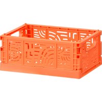 Klappbox S Recycled ca.14,3x6,1x, orange von DEPOT