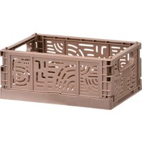 Klappbox S Recycled ca.14,3x6,1x1, taupe von DEPOT