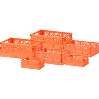 Klappboxen-Set orange von DEPOT