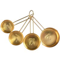 Meßbecher CUPS 4er Set, gold von DEPOT