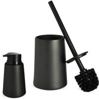 Set Bad Accessoires Trend, 2-teilig, schwarz von DEPOT