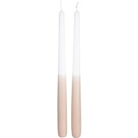 Spitzkerze TWO TONE D2,2xH30cm 2S, beige von DEPOT