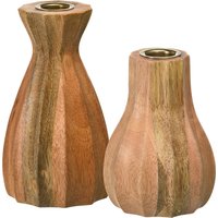 Stabkerzenhalter-Set Cone natur von DEPOT