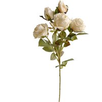 Stielblume Rose ca. 43cm, creme von DEPOT